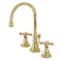 Kingston Brass KS2982ZX Millennium Widespread Bathroom Faucet W/ Brass Pop-Up, Brass KS2982ZX - alternate 1